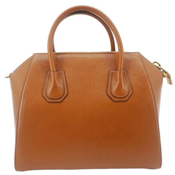 Givenchy Antigona Small Leather Satchel Shoulder Bag Brown - Picture 3 of 16
